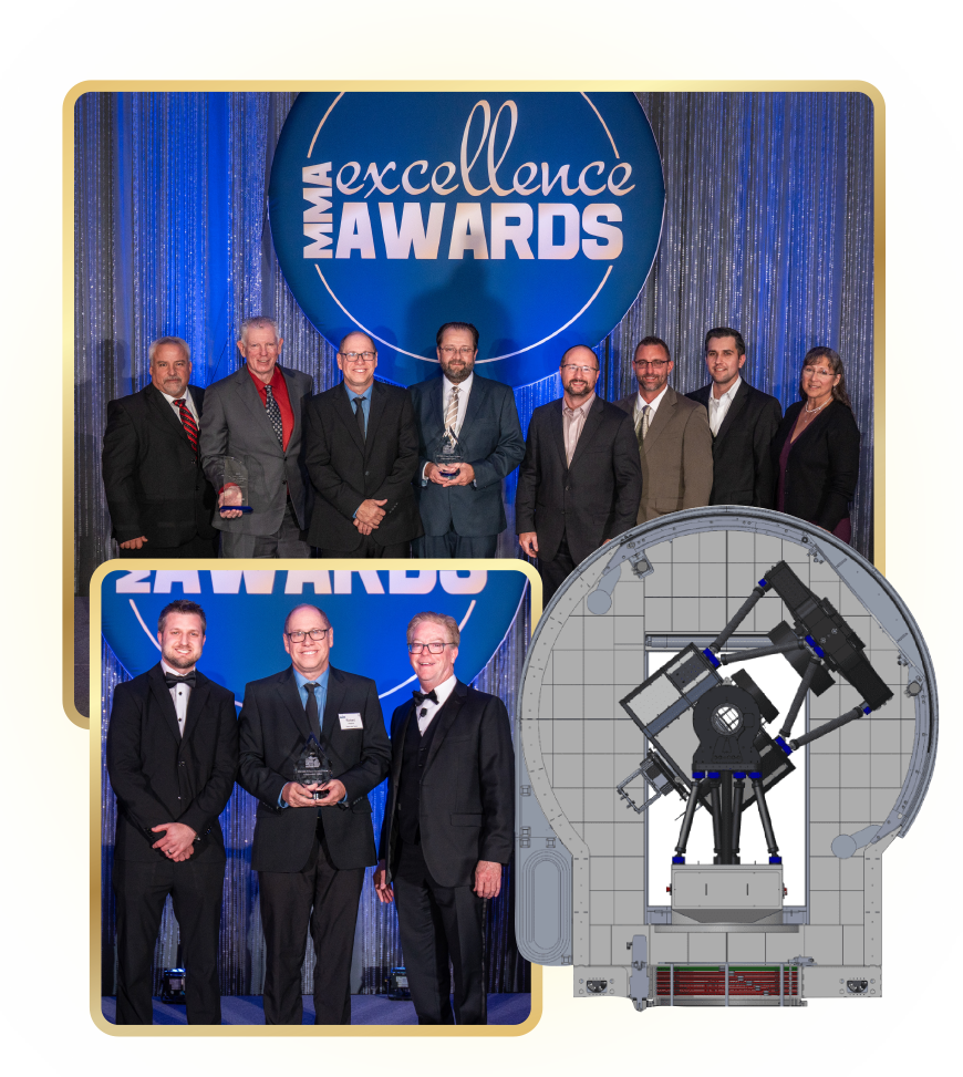 Congratulations to the 2025 Coolest Thing Made in Michigan<br />
PF100 Prime Focus System by Observable Space