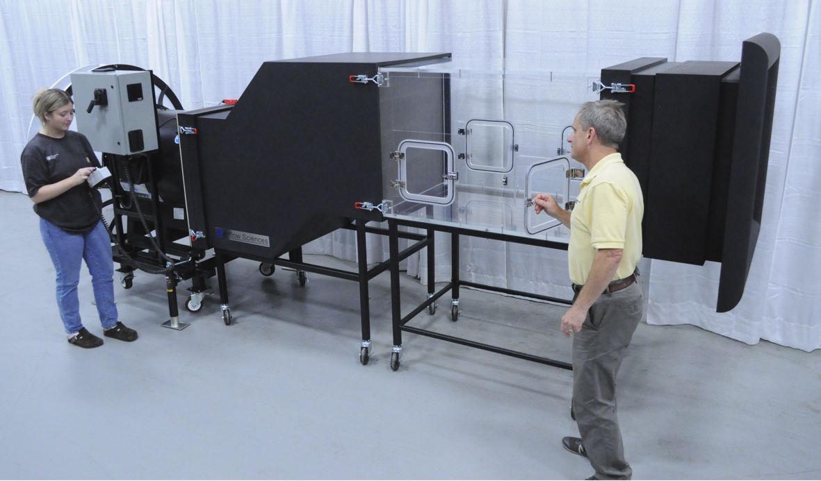 Wind Tunnel for Flying Bats