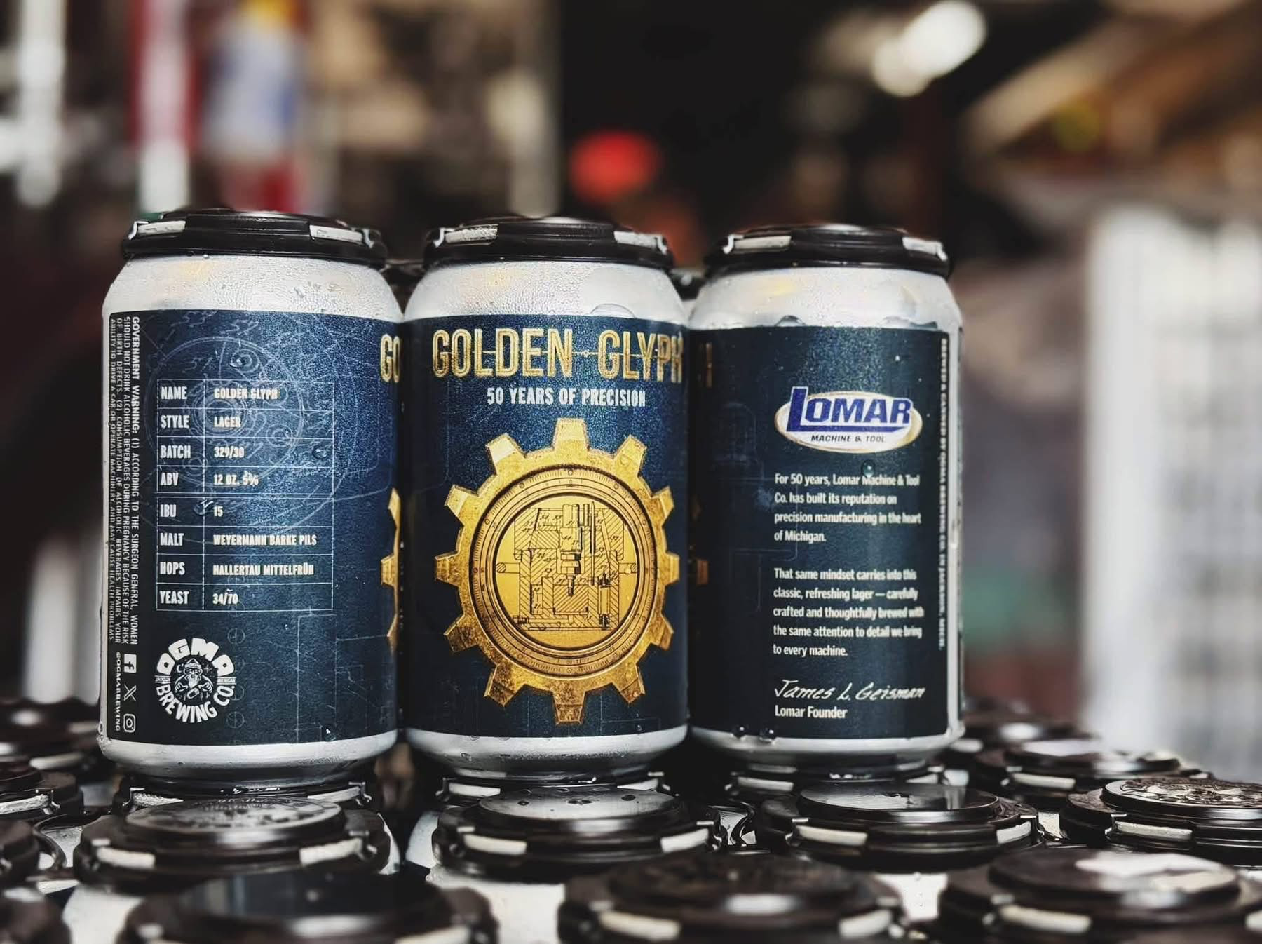 Lomar’s Golden Glyph Pilsner