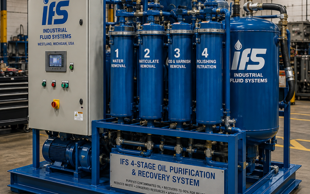 IFS Patent-Pending 4-Stage Oil Purification & Recovery System