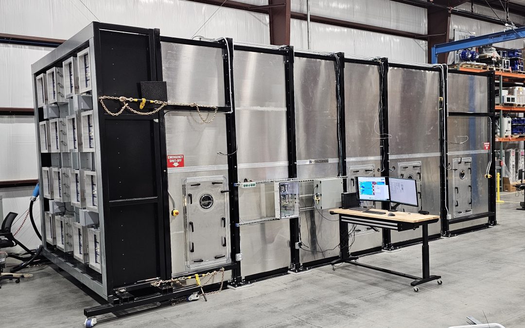 Air Flow Measurement Chamber for Large Fan Systems