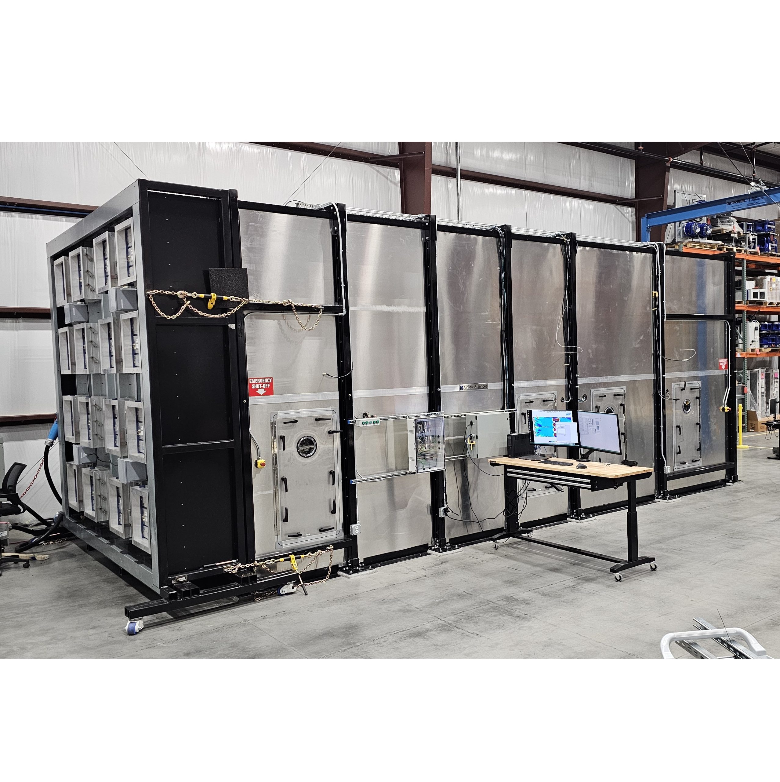 Air Flow Measurement Chamber for Large Fan Systems